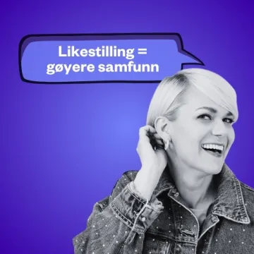 Sigrid Bonde Tusvik snakker om likestilling