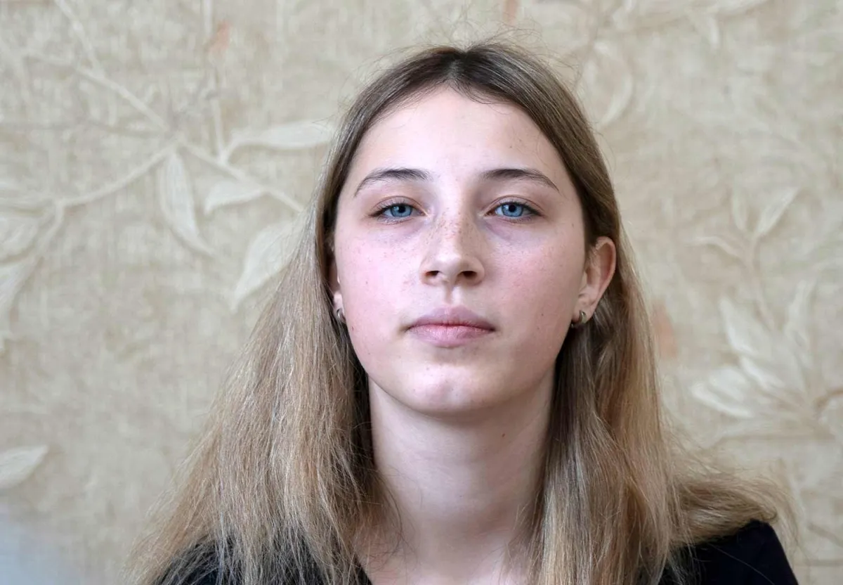 Dominika, 16 år, portrettbilde flyktning Ukraina